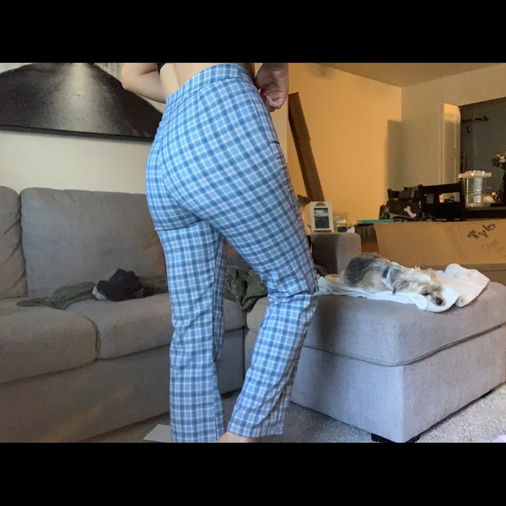 Plaid pants size 4